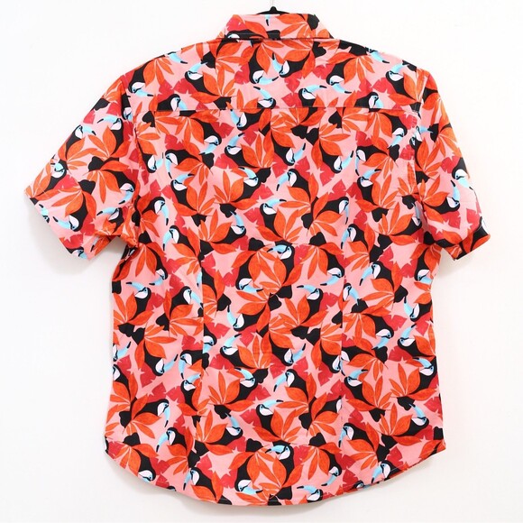 Bonobos Riviera Short Sleeve Men's Shirt Buttondown Athletic Fit Short M 274077 - Picture 8 of 9